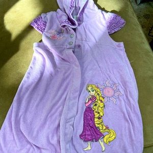 Girls Disney Rapunzel swim cover up